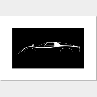 McLaren M6 GT Silhouette Posters and Art